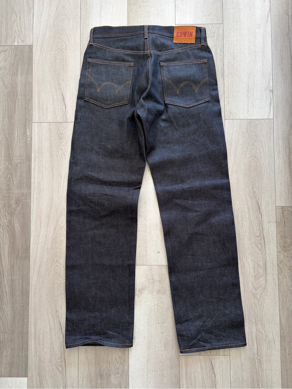 EDWIN Men's Baggy Selvedge Denim Jeans Size 34x32